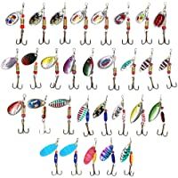 LPATTREN Kit Señuelos de Cucharilla de Pesca Lucio Perca Trucha Spinner Cebo Pesca de Trucha Señuelo de Pesca Tipo…
